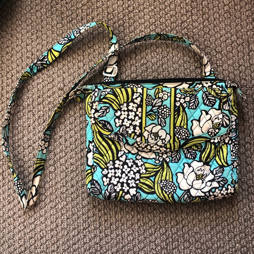 Vera Bradley "island blooms" hipster bag